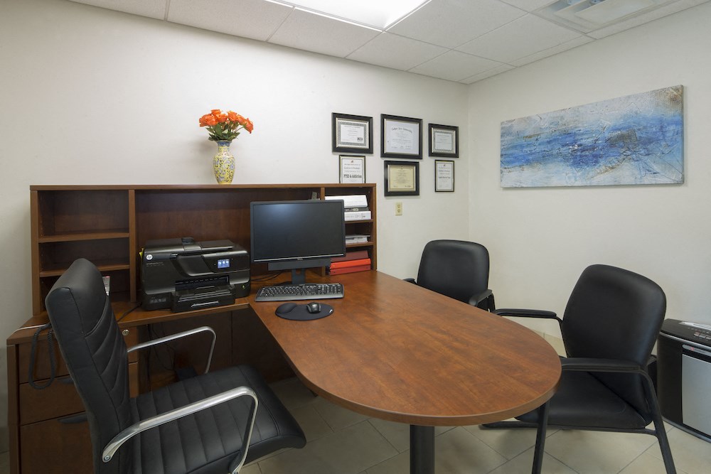 Mount Carmel Gardens senior apartments in jacksonville, florida leasing office interior
