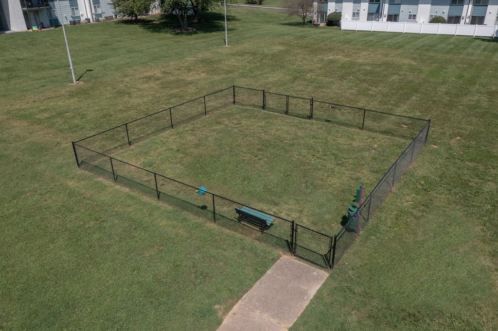 an aerial view of a baseball diamond in the middle of a grassy field at The Madison Franklin, Tennessee