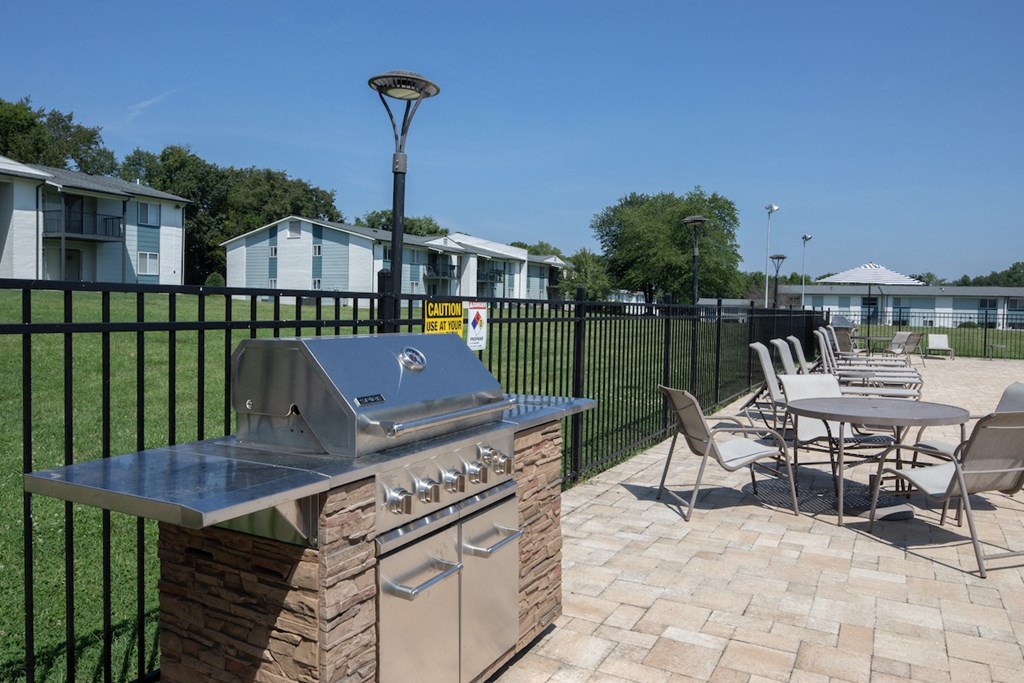 our apartments offer a clubhouse with a bbq at The Madison Franklin, Franklin, Tennessee