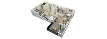 Maple Floor Plan at Trails at Alabaster Apartments, Alabaster, 35007