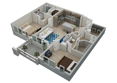 meridian floor plan at Residences at The Green in Lakewood Ranch, FL