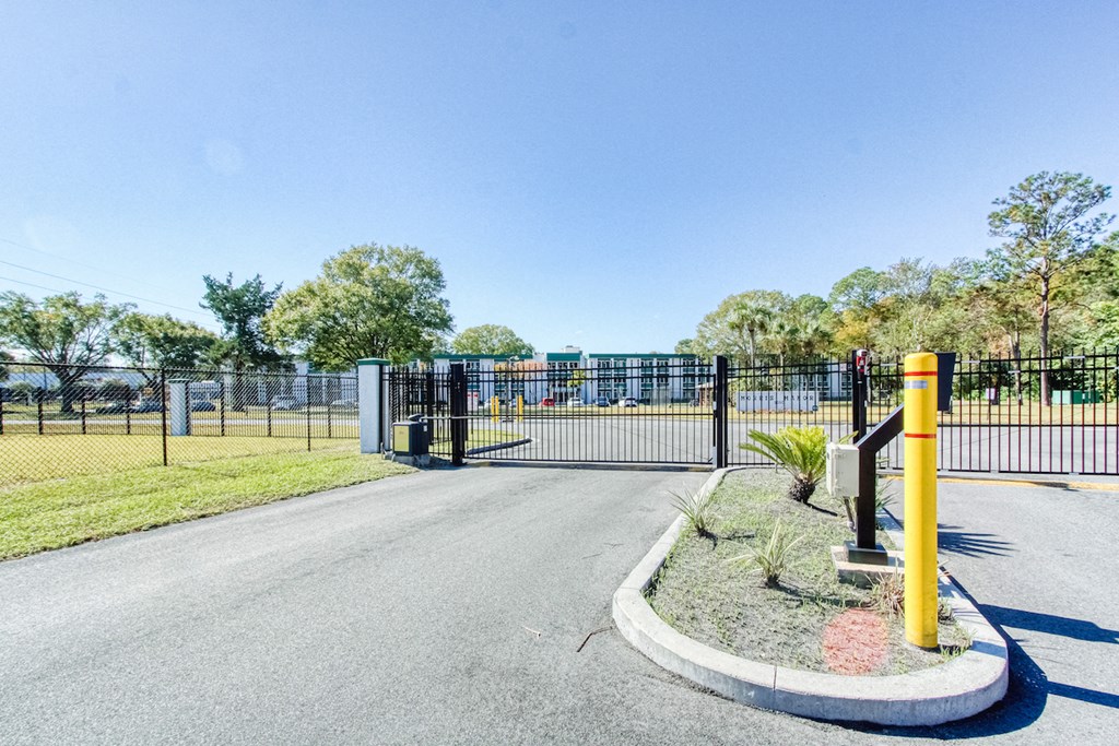 Morris-Gate Controlled Access Gate in front of Morris Manor in Jacksonville