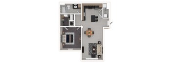 one bedroom one bath apartment