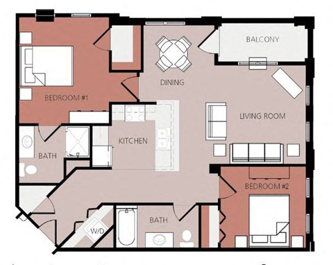 a floor plan of a home
