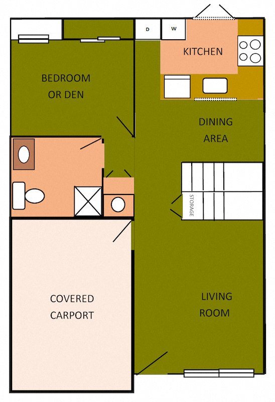 Floor Plans of Park Crest Terrace in Sebring, FL