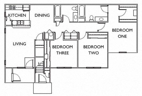 The Aster 3x2 Floor Plan