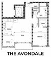 TheAvondale The Avondale 1x1 855 square foot floor plan