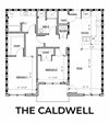 TheCaldwell The Caldwell 2x2 1,107 square foot floor plan