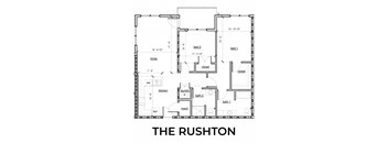 The Rushton 2x2 1125 square foot floor plan at Rise Lakeview Apartments in Birmingham, AL