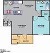 The Silo 1 bedroom, 1 bathroom 778 square foot floor plan The Silo 1 bedroom, 1 bathroom 778 square foot floor plan at The Point at Fairview Apartments, Prattville, AL, 36066