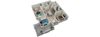 Tradewind floor plan at Residences at The Green in Lakewood Ranch, FL