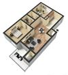 Executive Floor Plan 1 bed 1 bathroom Executive Floor Plan 1 bed 1 bathroom at Reserve at Midtown Apartments, Tallahassee, FL, 32303