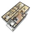 Liberty 1 floor plan with 2 bedrooms 2 bathrooms Liberty 1 floor plan with 2 bedrooms 2 bathrooms at Reserve at Midtown Apartments, Tallahassee