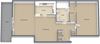 1x1-Cypress 878 square foot floor plan 1x1-Cypress 878 square foot floor plan at Preserve at Cedar River Apartments, Jacksonville, Florida