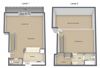 1x1-5-Willow 1080 square foot floor plan 1x1-5-Willow 1080 square foot floor plan at Preserve at Cedar River Apartments, Jacksonville, FL