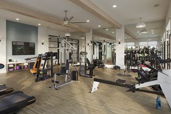 Fitness Center at Lake Nona Concorde Apartments in Orlando, FL