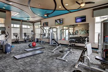 Fitness Center at Lake Nona Water Mark Apartments in Orlando, FL