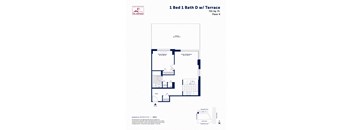 1 Bed 1 Bath D with Terrace
