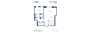 this floor plan is an approximation of a 1 bed 1 bath floor plan