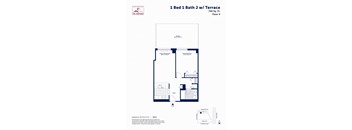 1 Bed 1 Bath J with Terrace
