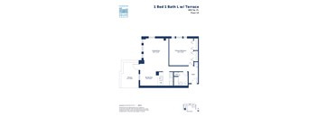 the floor plan of 1 bed 1 bath l