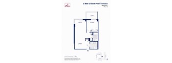 1 Bed 1 Bath P with Terrace