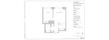 a floor plan of a living room with a bedroom and a dining room