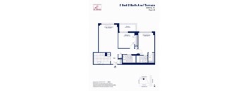 2 Bed 2 Bath A with Terrace