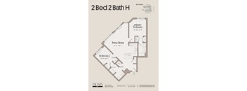2 Bed 2 Bath H