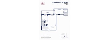 2 Bed 2 Bath K with Terrace