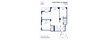 2 Bed 2 Bath L with Terrace