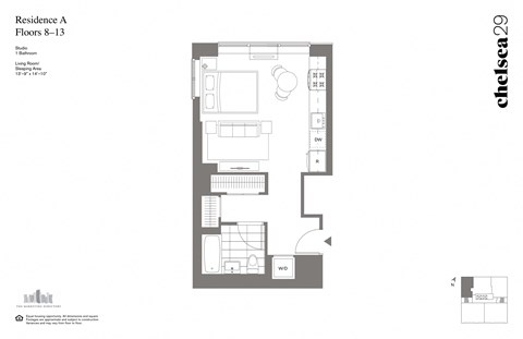 221 West 29th Street Studio-2 Beds Apartment for Rent - Photo Gallery 16