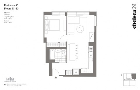 221 West 29th Street Studio-2 Beds Apartment for Rent - Photo Gallery 24