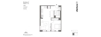 a floor plan of a small apartment