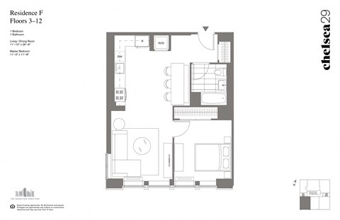 a floor plan of a small apartment