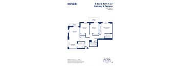 the floor plan of the bedroom and baths