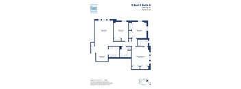 this floor plan is an approximation of a 3 bed 2 bath floor plan