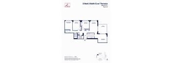 3 Bed 2 Bath G with Terrace