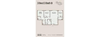 3 Bed 3 Bath B