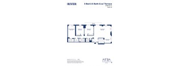 the floor plan of 3 bed 25 bath g w iii