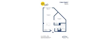 this floor plan is an approximation of a 1 bed 1 bath floor plan