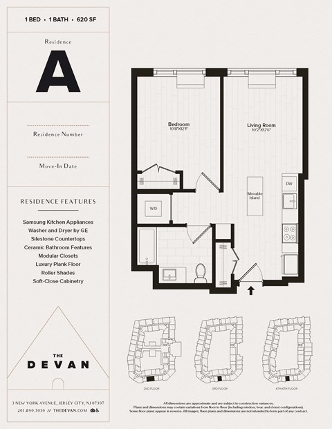 floor plan of the deca apartments