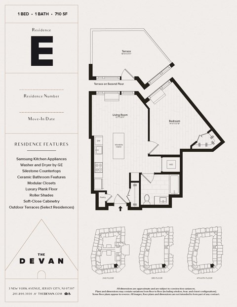 the floor plan of the condo