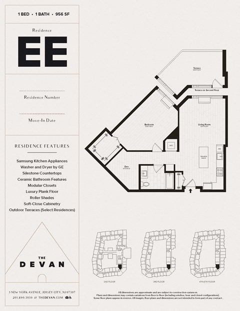 floor plans of the dean residence