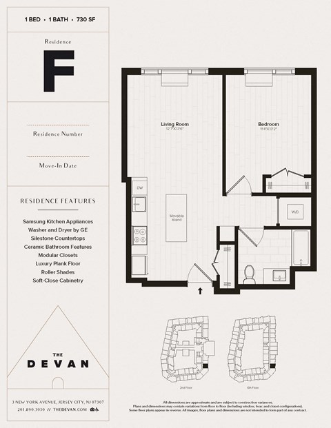 the floor plan of the dean residence