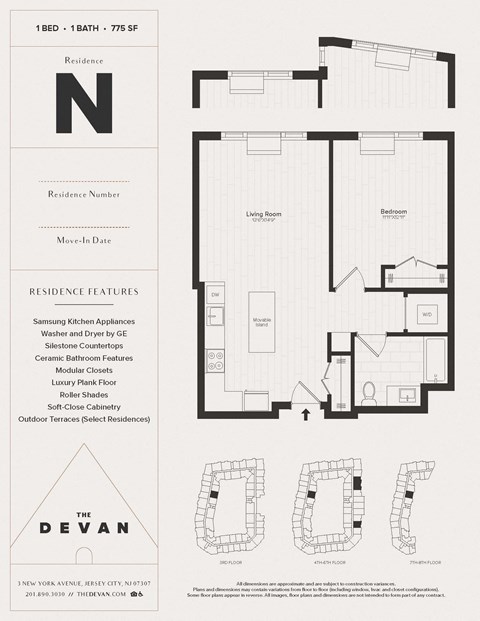 floor plan of the first level of the apartment building