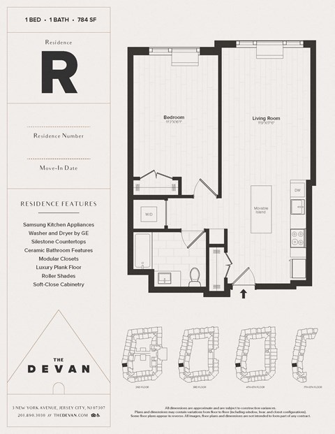 the floor plan of the residence