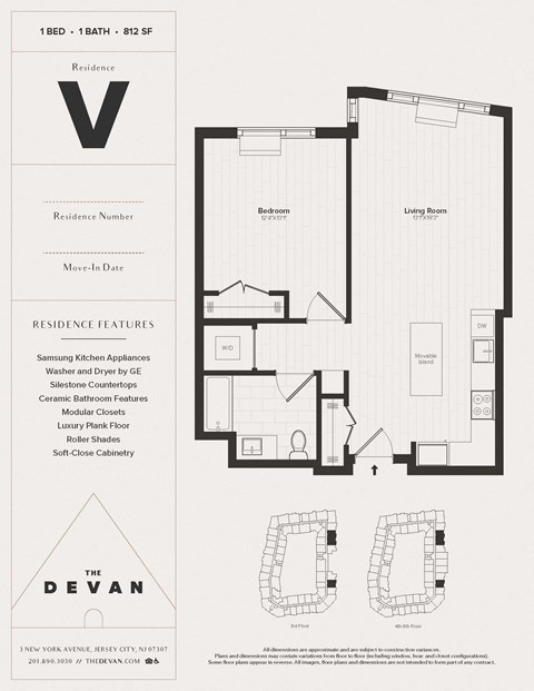 the floor plan of the condo