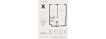 the floor plan of the apartment