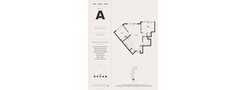 the floor plan of the dean apartment building